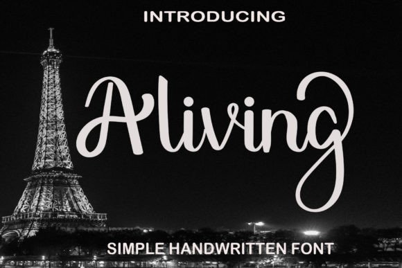 Aliving: The Handwritten Script Font for Authentic Craft Brands