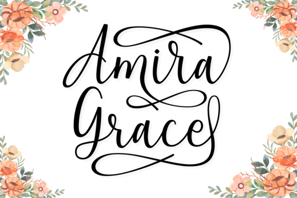 Amira Grace: A Delicate Script Typeface for Elegant Web Design