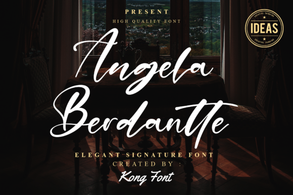 Angela Berdantte Font Review: A Playful Script for Makers