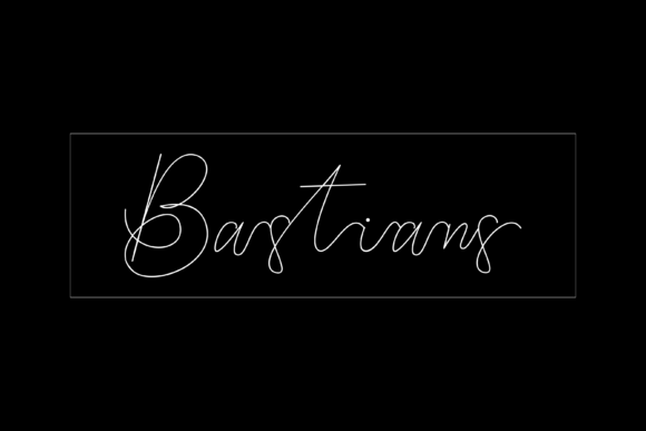 Bastians Typeface: Elevating Brand Identity with Delicate Script Elegance