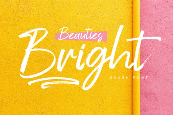 Beauties Bright: A Handwritten Script Font for Editorial Design