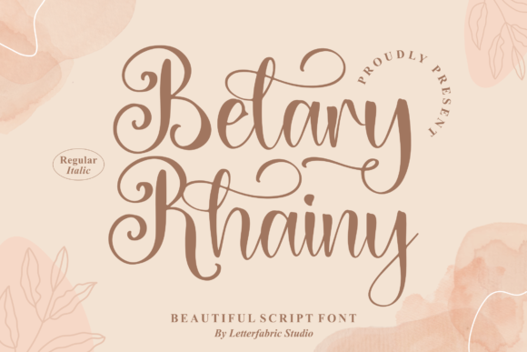 Belary Rhainy: The Script Font That Elevates Campaign Visuals