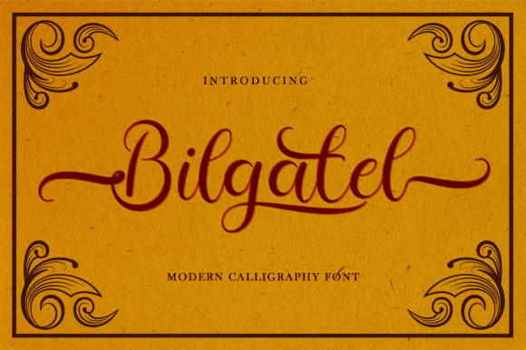 Bilgatel Script Font: A Graceful Typeface for Boutique Branding