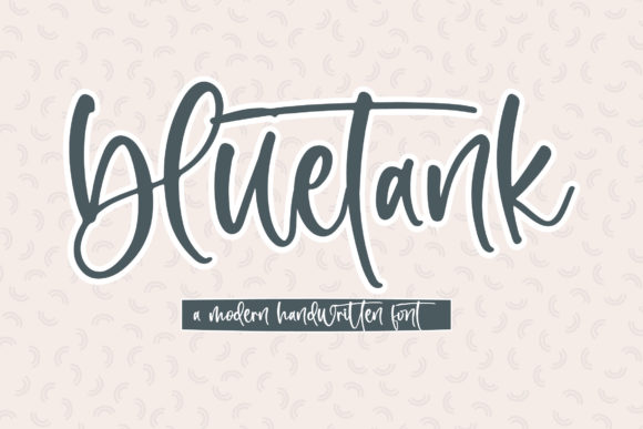 Bluetank Typeface: Elevate Your Brand Identity With Playful Script Design