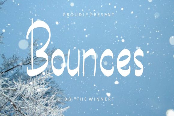 Bounces Script Font for Business Branding and Packaging