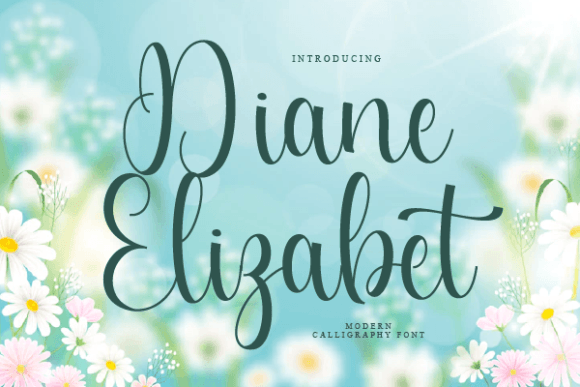 Diane Elizabet: The Perfect Script Font for Handmade Labels and Invitations