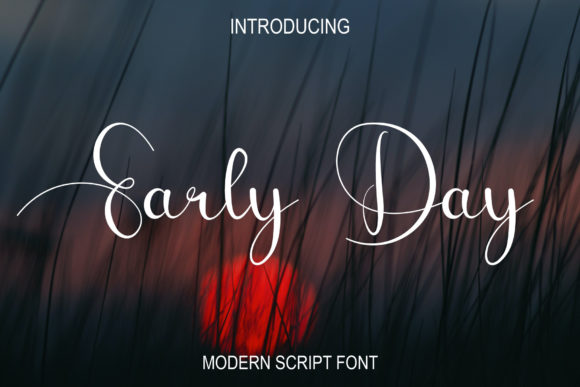 Early Day Typeface: A Graceful Script for Modern Brand Identity