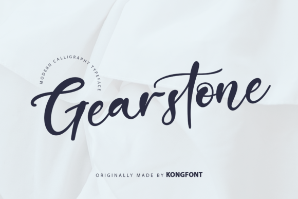 Gearstone: A Playful Handwritten Script Font for Editorial Design