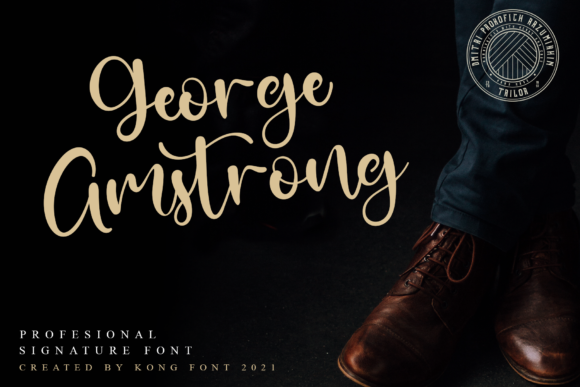 George Amstrong: A Playful Script Font for Editorial Design