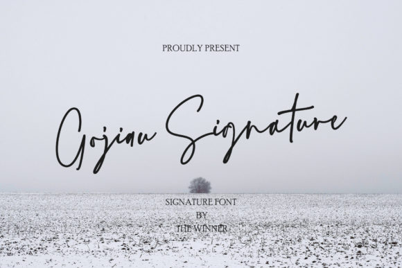 Gojiau: The Hand-Brushed Script Font for Editorial Design