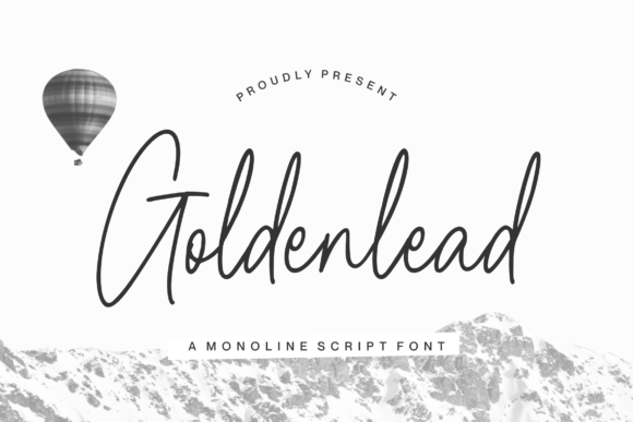 Goldenlead Typeface Review: Elevating Brand Identity with Delicate Script