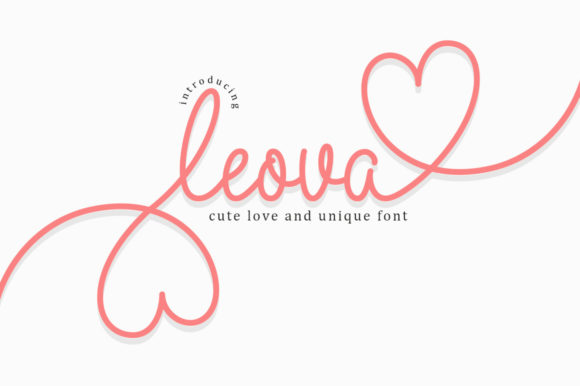 Leova: The Delicate Script Font for Scroll-Stopping Visuals