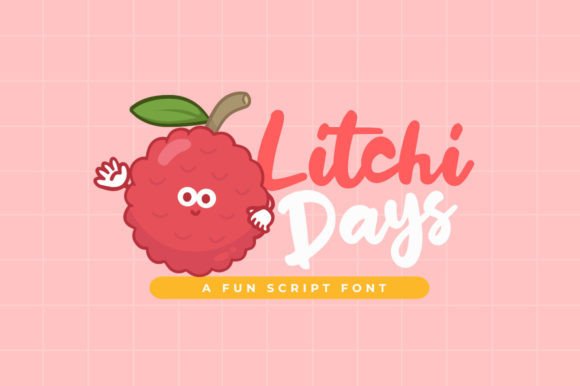 Litchi Days: The Playful Script Font for Modern Small Business Branding