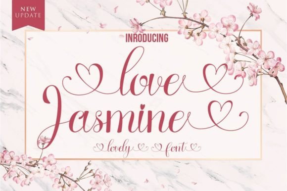 Love Jasmine: A Script Font for Elegant Editorial Design