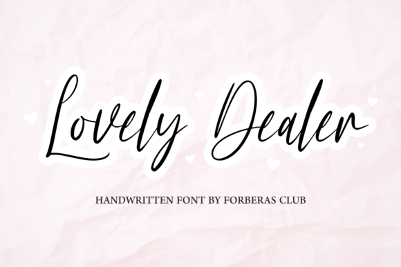Lovely Dealer: A Script Font for Elegant Editorial Design
