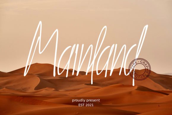 Mainland Script Font: Elevating Digital Brand Identity