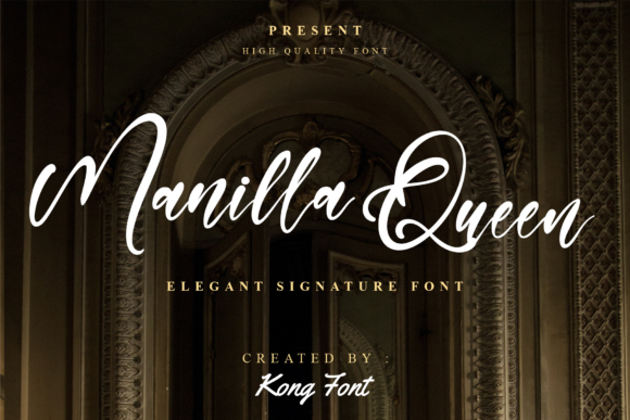 Manilla Queen: A Handwritten Script Font for Modern Web Design