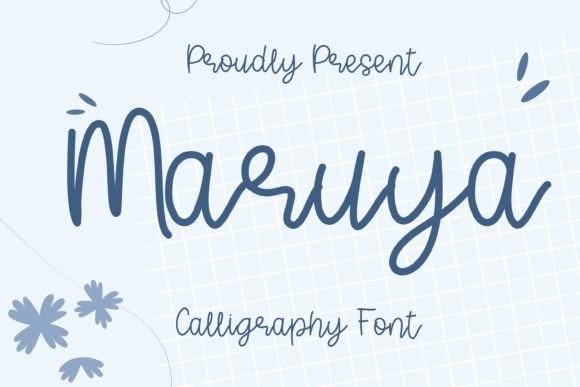 Maruya: A Script Font for Editorial Elegance