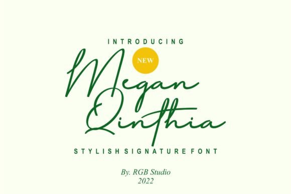 Megan Qinthia: The Script Font That Polished My Brand Identity