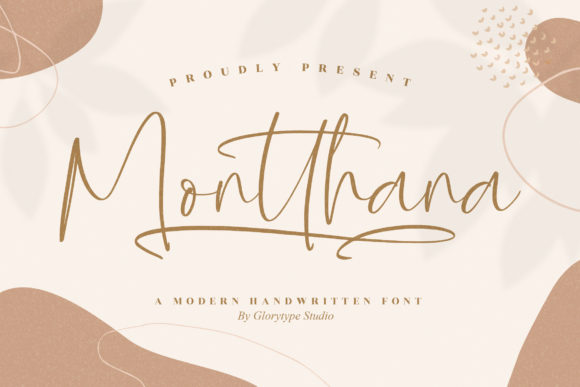 Montthana: A Playful Script Font for Handmade Labels and Creative Branding