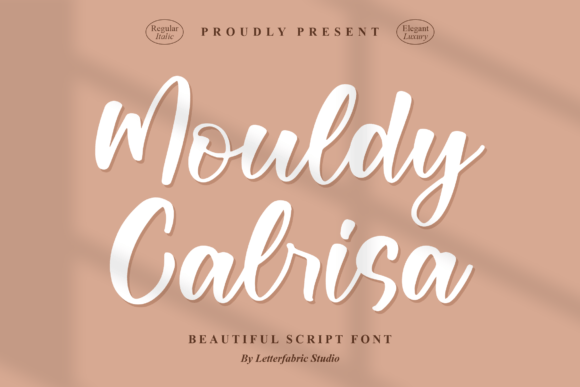 Mouldy Calrisa: A Unique Script Font for Authentic Brand Identity
