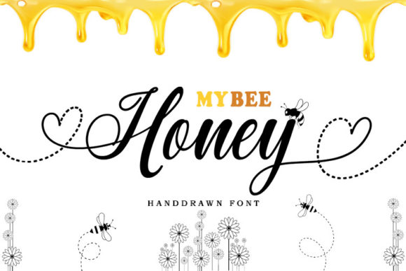 My Bee Honey: A Graceful Script Font for Authentic Brand Identity