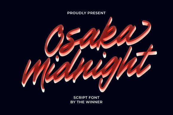 Osaka Midnight: A Delicate Script for Elegant Web Design