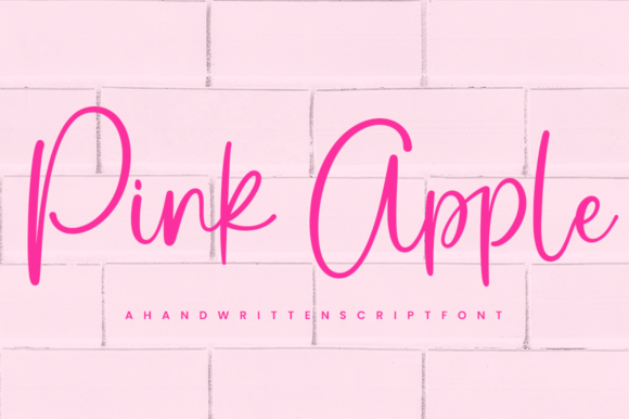 Pink Apple: A Delicate Script Font for Polished Brand Identity