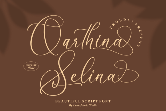 Qarthina Selina: Elevating Editorial Design with Graceful Script Typography