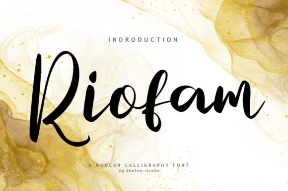 Riofam: The Script Font That Elevates Small Business Branding