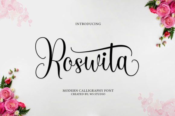Roswita Script Font Review for Campaign Design