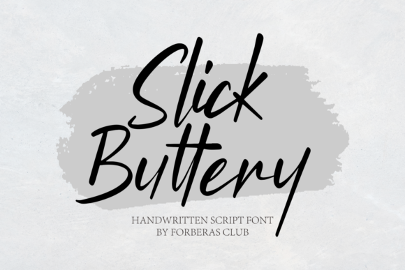 Slick Buttery: The Script Font That Elevates Editorial Design