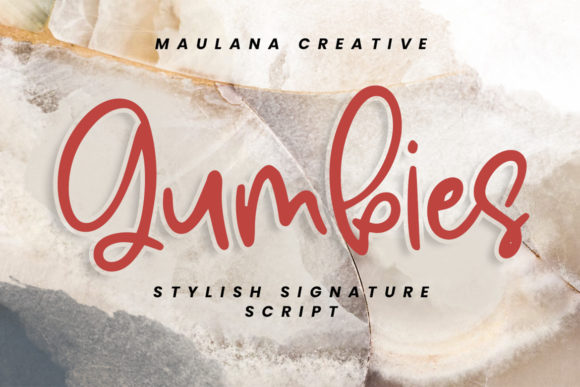 Upgrade Your Brand Identity With the Gumbies Script Typeface