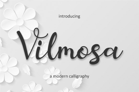 Vilmosa Script Font Review: Elevating Campaign Visuals with Whimsical Luxury