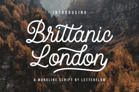Why Brittanic London is the Perfect Script Font for Editorial Design