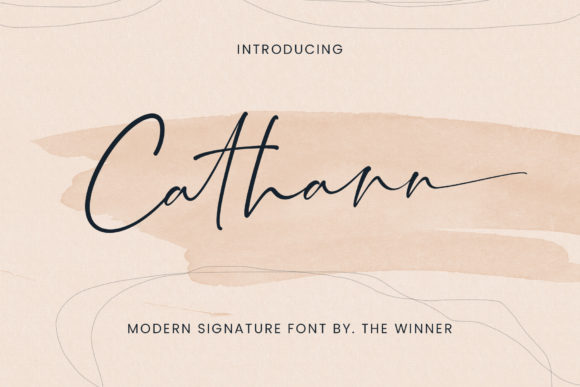 Why Cathann Is the Script Font Your Brand Needs