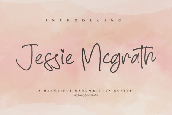 Why Jessie Mcgrath Is the Perfect Script Font for Editorial Design